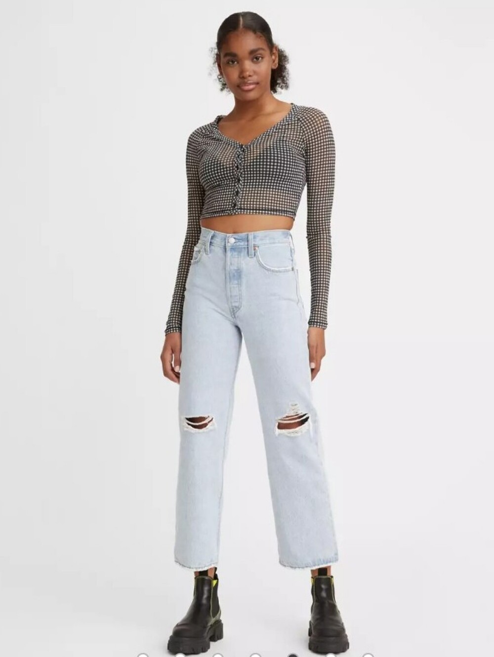 Levi's Ribcage Straight Ankle Jeans